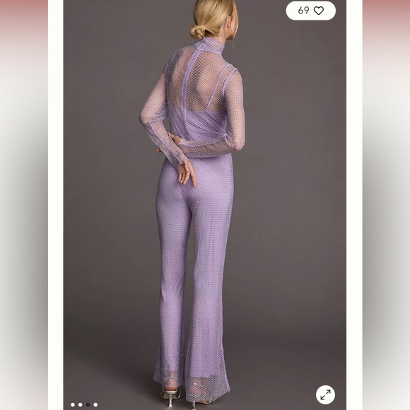 NWT Sunday in Brooklyn Rhinestone Jumpsuit - Picture 3 of 12